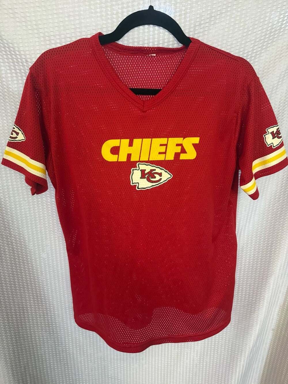 Vintage Franklin NFL Kansas City Chiefs Youth Mesh Football Jersey